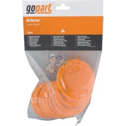 Catadioptre rond orange Ø75mm | GOPART Catadioptre rond orange Ø75mm | GOPARTPR#713961