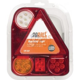 Feu arrière LED rectangle droit câblé | GOPART Feu arrière LED rectangle droit câblé | GOPARTPR#777253