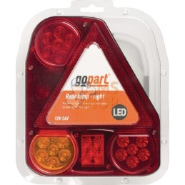 Feu arrière LED rectangle droit câblé | GOPART Feu arrière LED rectangle droit câblé | GOPARTPR#777297