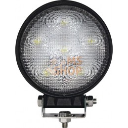 Phare de travail LED rond 18W 1440lm, 10/30V, Ø 110mm faisceau large 6 LED gopart | GOPART Phare de travail LED rond 18W 1440lm,