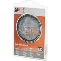 Phare de travail LED rond 18W 1440lm, 10/30V, Ø 110mm faisceau large 6 LED gopart | GOPART Phare de travail LED rond 18W 1440lm,