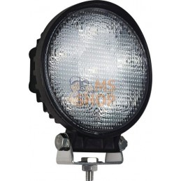 Phare de travail LED rond 18W 1440lm, 10/30V, Ø 110mm faisceau large 6 LED gopart | GOPART Phare de travail LED rond 18W 1440lm,