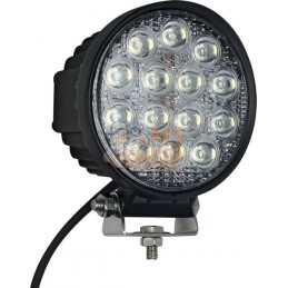 Phare de travail LED rond 42W 3360lm, 10/30V, Ø 117mm, très longue portée 14 LED gopart | GOPART Phare de travail LED rond 42W 3