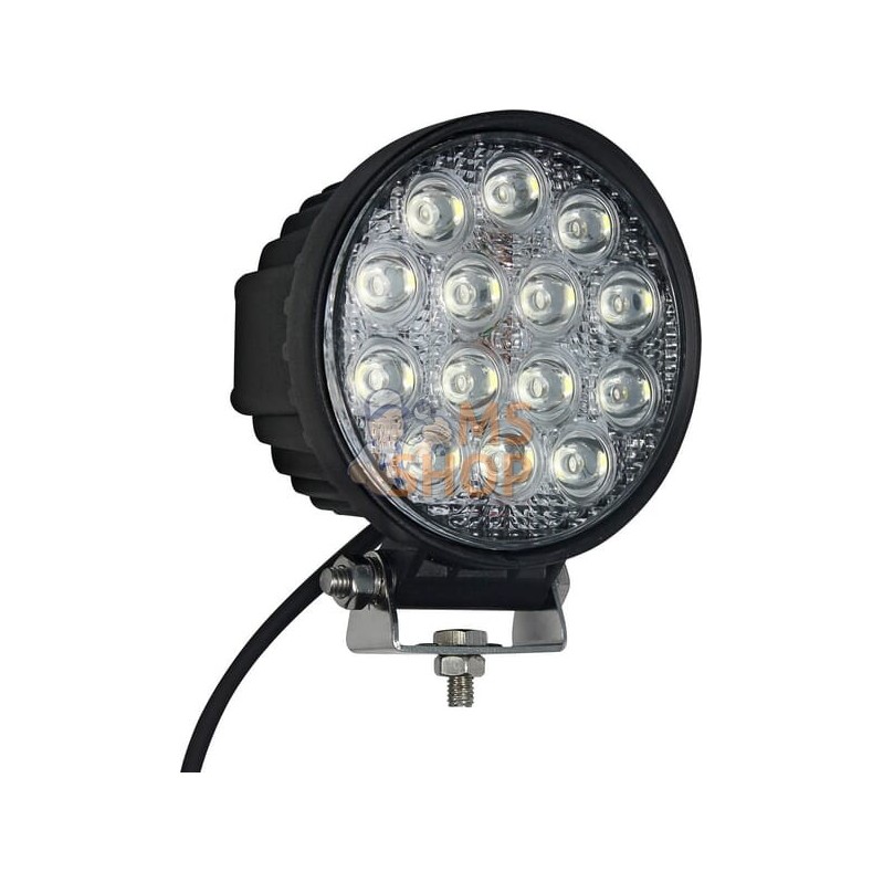 Phare de travail LED rond 42W 3360lm, 10/30V, Ø 117mm, très longue portée 14 LED gopart | GOPART Phare de travail LED rond 42W 3