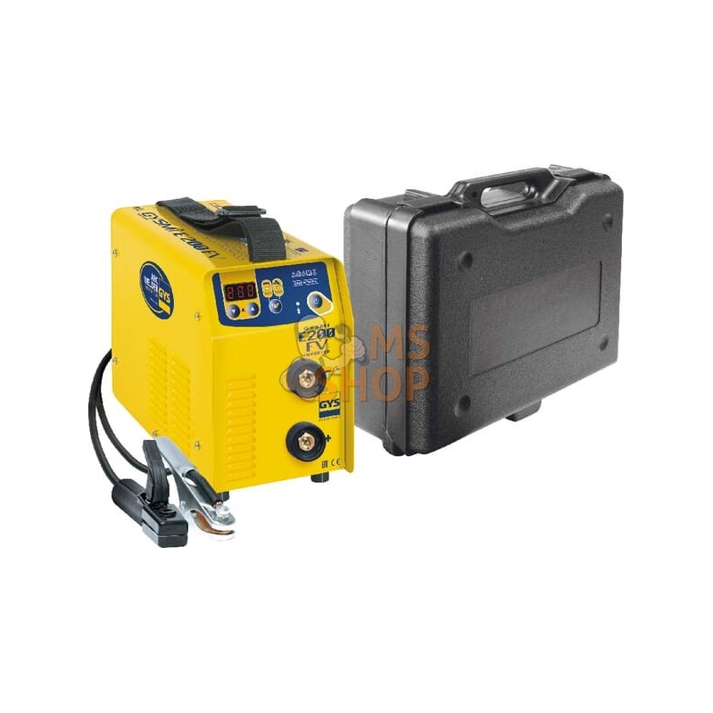 Poste à souder Inverter GYSMI E200 FV + accessoires et boîte de rangement  | GYS Poste à souder Inverter GYSMI E200 FV + accesso