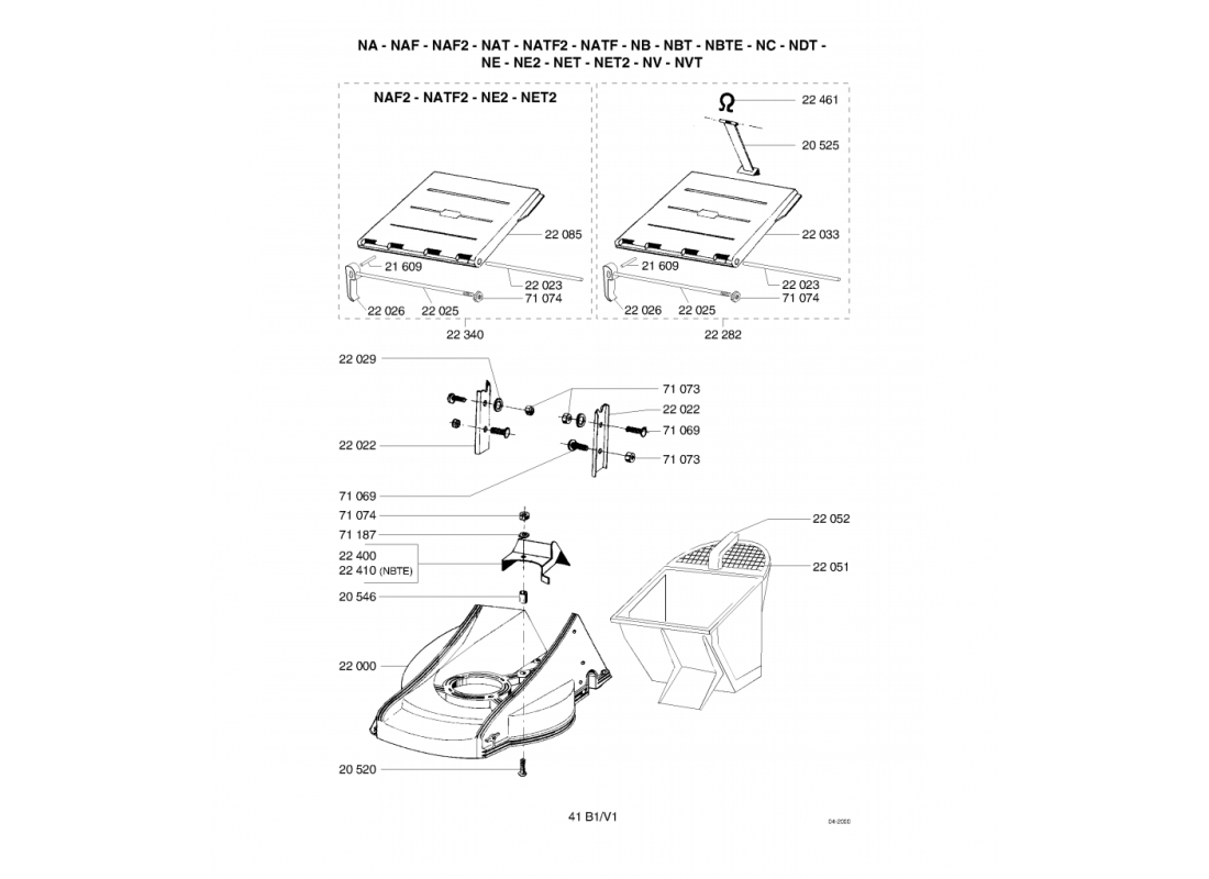 2 - CARCASSE-PANIER-AUTRE | NAF