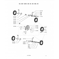 Pièces détachées ROUES-HAUTEUR DE COUPE NAF OUTILS WOLF - MSSHOP