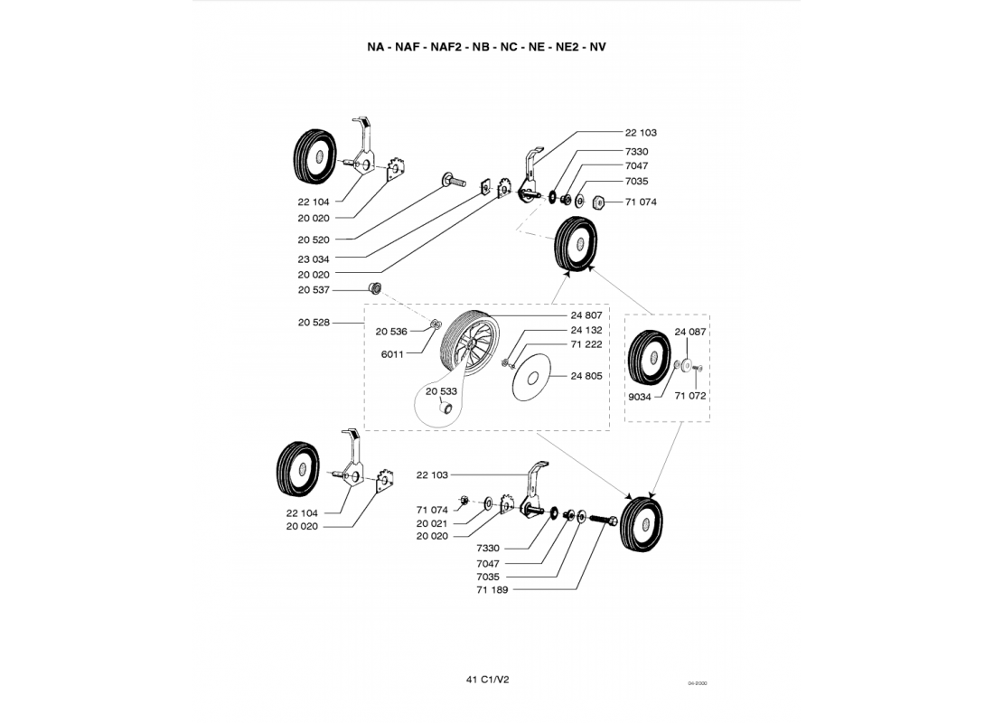 3 - ROUES-HAUTEUR DE COUPE | NAF