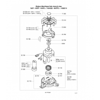 Pièces détachées MOTEUR-LAME NAF2 OUTILS WOLF - MSSHOP
