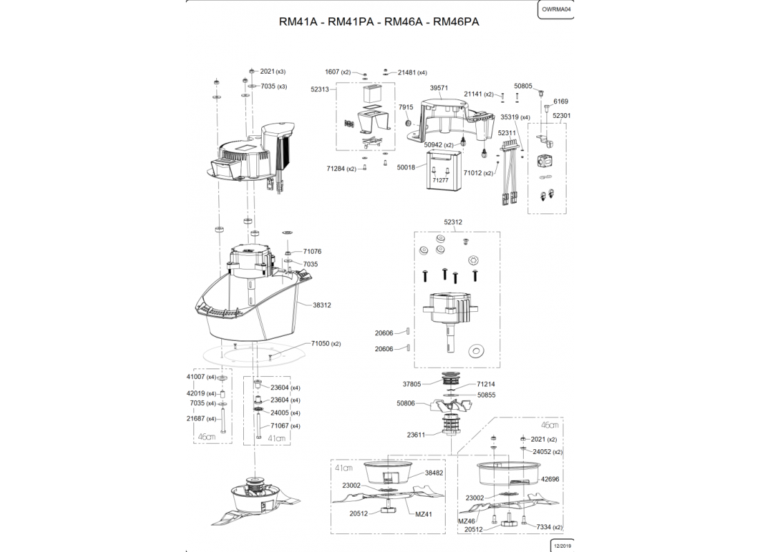 4 - MOTEUR ELECTRIQUE-LAME | RM41PA