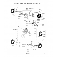 Pièces détachées ROUES-HAUTEUR DE COUPE NAT OUTILS WOLF - MSSHOP