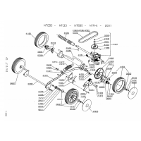 Pièces détachées ROUES-HAUTEUR DE COUPE  NTCE1 OUTILS WOLF - MSSHOP