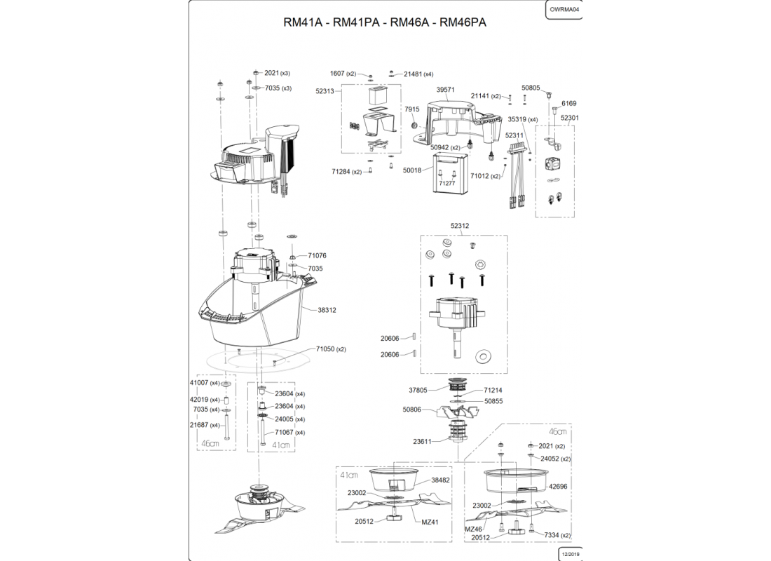 4 - MOTEUR ELECTRIQUE-LAME | RM41A