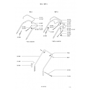 Pièces détachées GUIDON NE2 OUTILS WOLF - MSSHOP