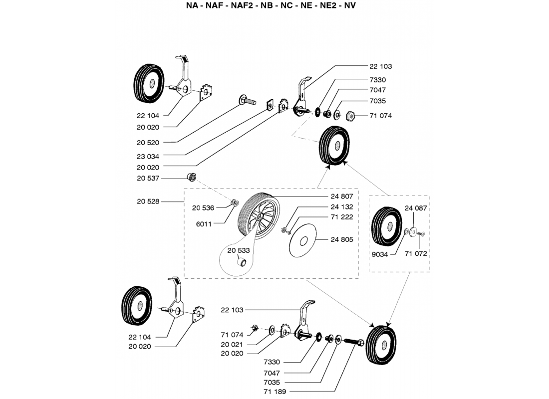 3 - ROUES-HAUTEUR DE COUPE | NV