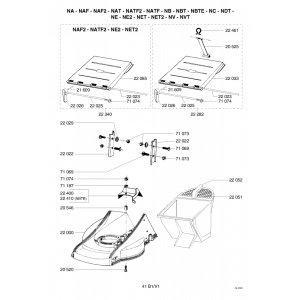 Pièces détachées CARCASSE-PANIER-AUTRE NBT OUTILS WOLF - MSSHOP