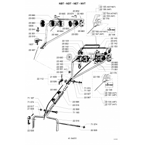 Pièces détachées GUIDON NET OUTILS WOLF - MSSHOP