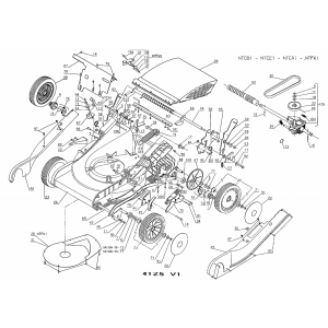 Pièces détachées hors GUIDON-MOTEUR-LAME-FREIN DE LAME-PANIER NTFK1-98 OUTILS WOLF - MSSHOP