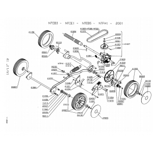 Pièces détachées ROUES-HAUTEUR/COUPE NTEB5 OUTILS WOLF - MSSHOP