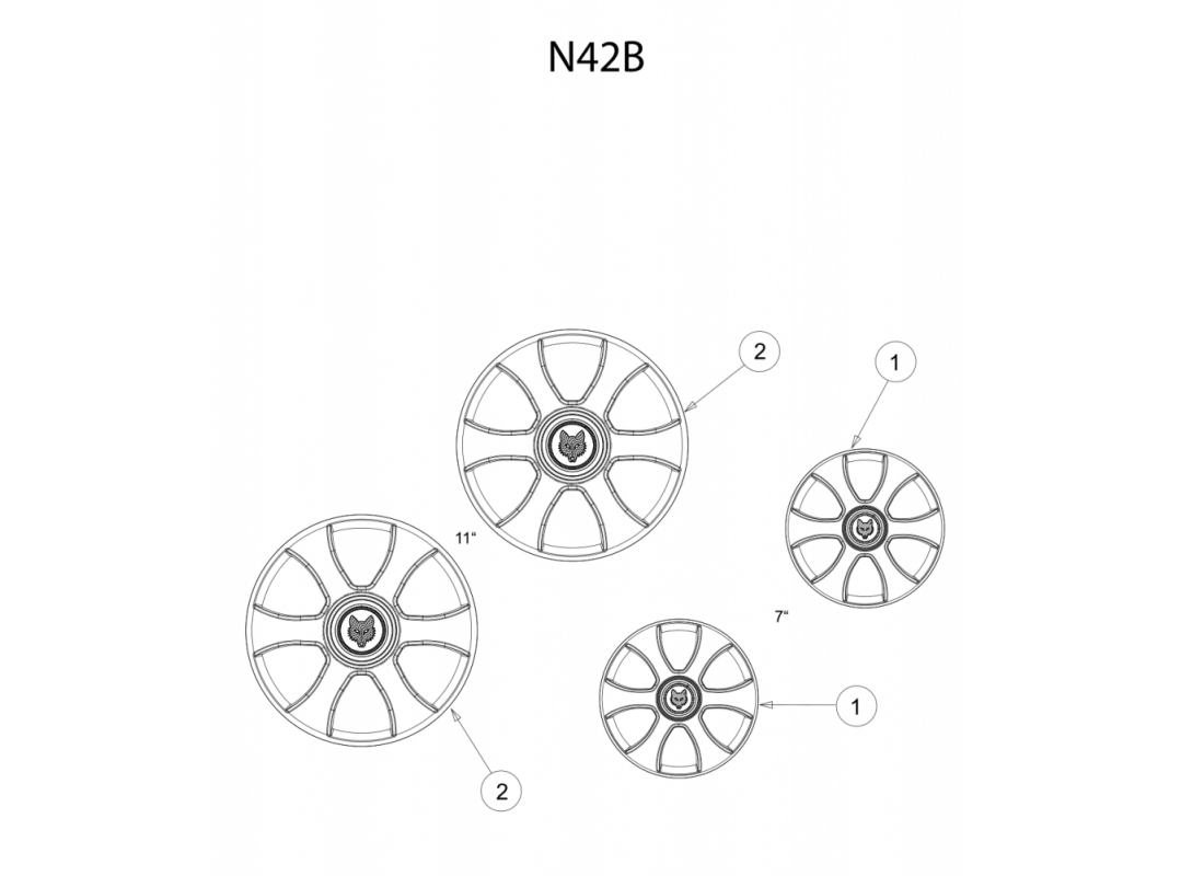 4 - ROUES-HAUTEUR DE COUPE 4 | N42B