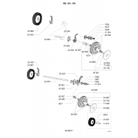 Pièces détachées ROUES-HAUTEUR DE COUPE PC OUTILS WOLF - MSSHOP