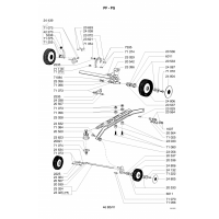 Pièces détachées ROUES-HAUTEUR DE COUPE PG OUTILS WOLF - MSSHOP