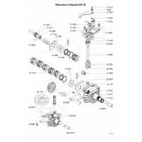 Pièces détachées SYSTEME DE TRACTION Tondeuse 46cm PFT OUTILS WOLF - MSSHOP