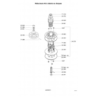 Pièces détachées SYSTEME DE TRACTION Tondeuse 46cm PFT OUTILS WOLF - MSSHOP