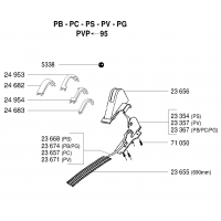 Pièces détachées GUIDON 2 PV OUTILS WOLF - MSSHOP