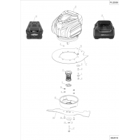 Pièces détachées MOTEUR-BATTERIE-LAME Tondeuse RM46AB OUTILS WOLF - MSSHOP