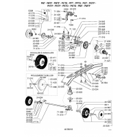 Pièces détachées ROUES-HAUTEUR DE COUPE PATF OUTILS WOLF MSSHOP