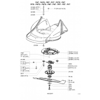 Pièces détachées MOTEUR-LAME Tondeuse 46cm PATS OUTILS WOLF - MSSHOP