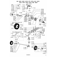 Pièces détachées ROUES-HAUTEUR DE COUPE PHTF OUTILS WOLF MSSHOP