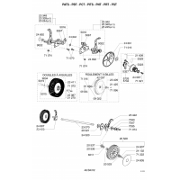 Pièces détachées ROUES-HAUTEUR DE COUPE Tondeuse PCT OUTILS WOLF - MSSHOP