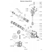 Pièces détachées SYSTEME DE TRACTION Tondeuse 46cm PCT OUTILS WOLF - MSSHOP