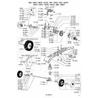 Pièces détachées ROUES-HAUTEUR DE COUPE Tondeuse PCTE OUTILS WOLF - MSSHOP