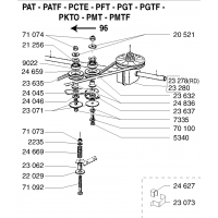 Pièces détachées SYSTEME DE TRACTION Tondeuse PGT OUTILS WOLF - MSSHOP