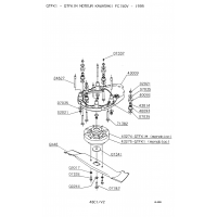 Pièces détachées MOTEUR-LAME1 GTFK1 OUTILS WOLF MSSHOP