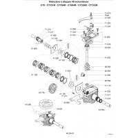 Pièces détachées SYSTEME DE TRACTION2 GTCB4M OUTILS WOLF MSSHOP