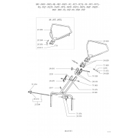 Pièces détachées GUIDON Tondeuse 46cm PIT OUTILS WOLF - MSSHOP