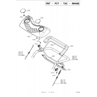 Pièces détachées GUIDON-ELEMENTS DE COMMANDE Tondeuse PIT OUTILS WOLF