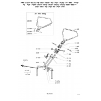 Pièces détachées GUIDON Tondeuse 46cm PITS OUTILS WOLF - MSSHOP