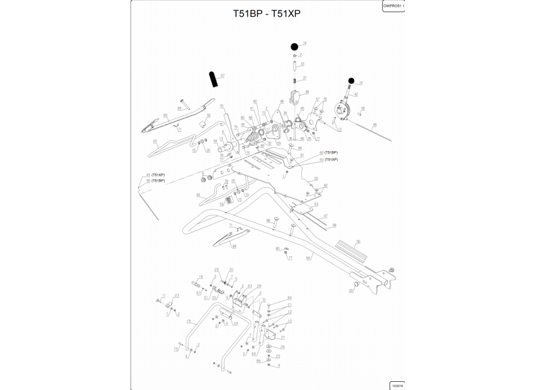 1 - GUIDON-ELEMENTS DE COMMANDE | T51BP