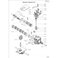 Pièce détachée REDUCTEUR A DISQUES T51BP OUTILS WOLF MSSHOP