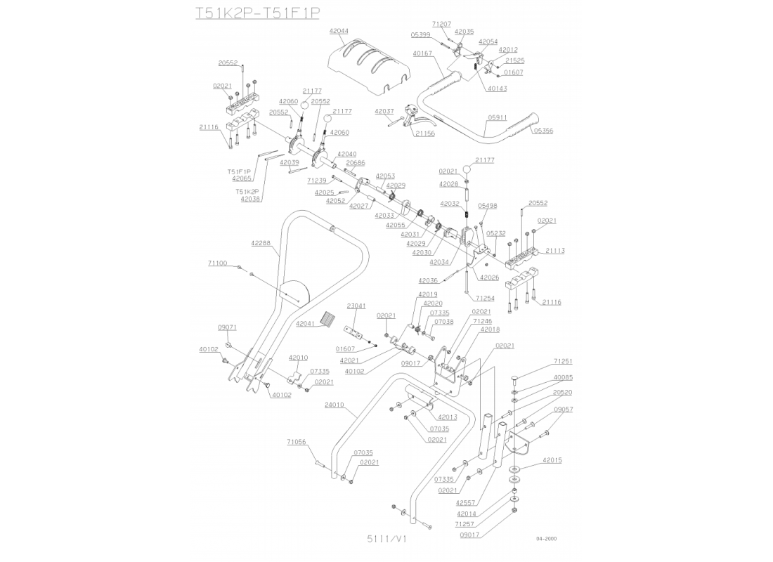 1 - GUIDON-ELEMENTS DE COMMANDE 1 | T51F1P