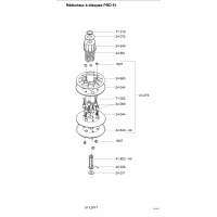 Pièce détachée SYSTEME DE TRACTION2 T51F1P OUTILS WOLF MSSHOP