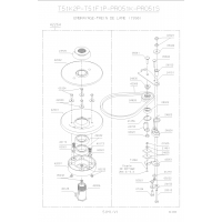 Pièce détachée FREIN DE LAME T51F1P OUTILS WOLF MSSHOP