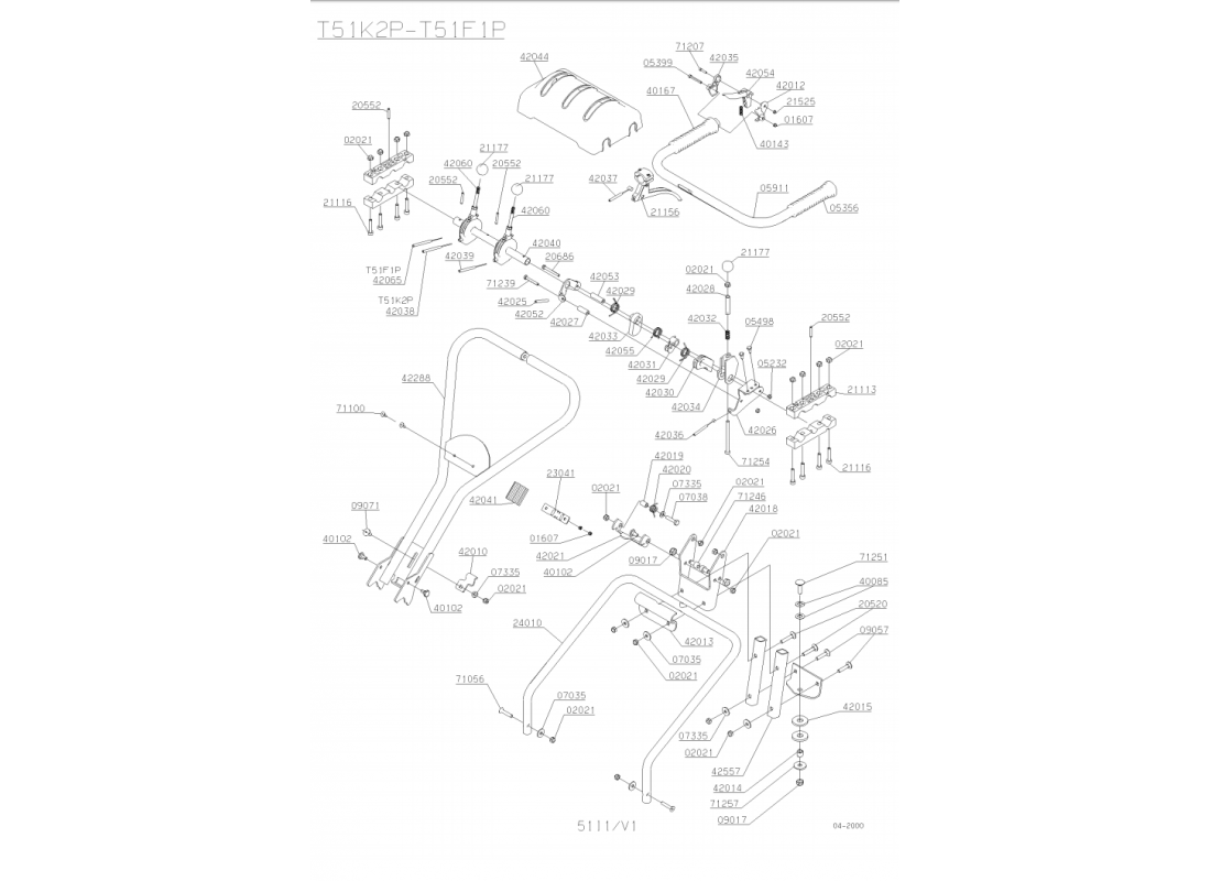 1 - GUIDON-ELEMENTS DE COMMANDE 1 | T51K2P