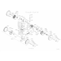 Pièces détachées ROUES-HAUTEUR DE COUPE2 T51K2P OUTILS WOLF MSSHOP