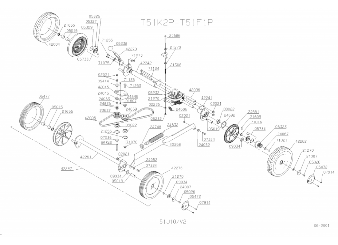 2 - ROUES-HAUTEUR DE COUPE 2 | T51K2P